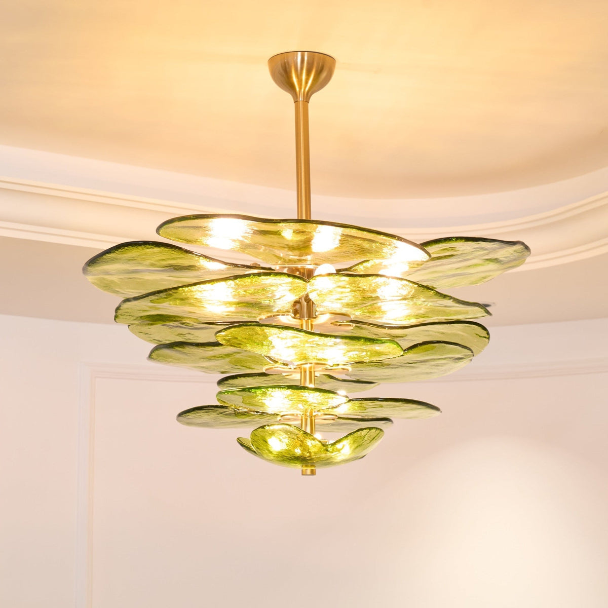 Petal Layered Murano Glass Chandelier