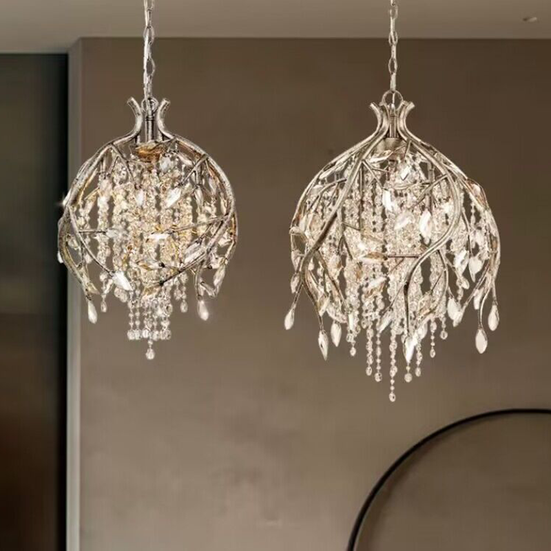 Vintage Style Designer Creative Branch Crystal Pendant For Dining Table/Entryway