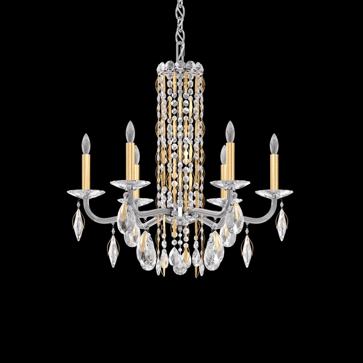Siena 6-light Crystal Chandelier 24"