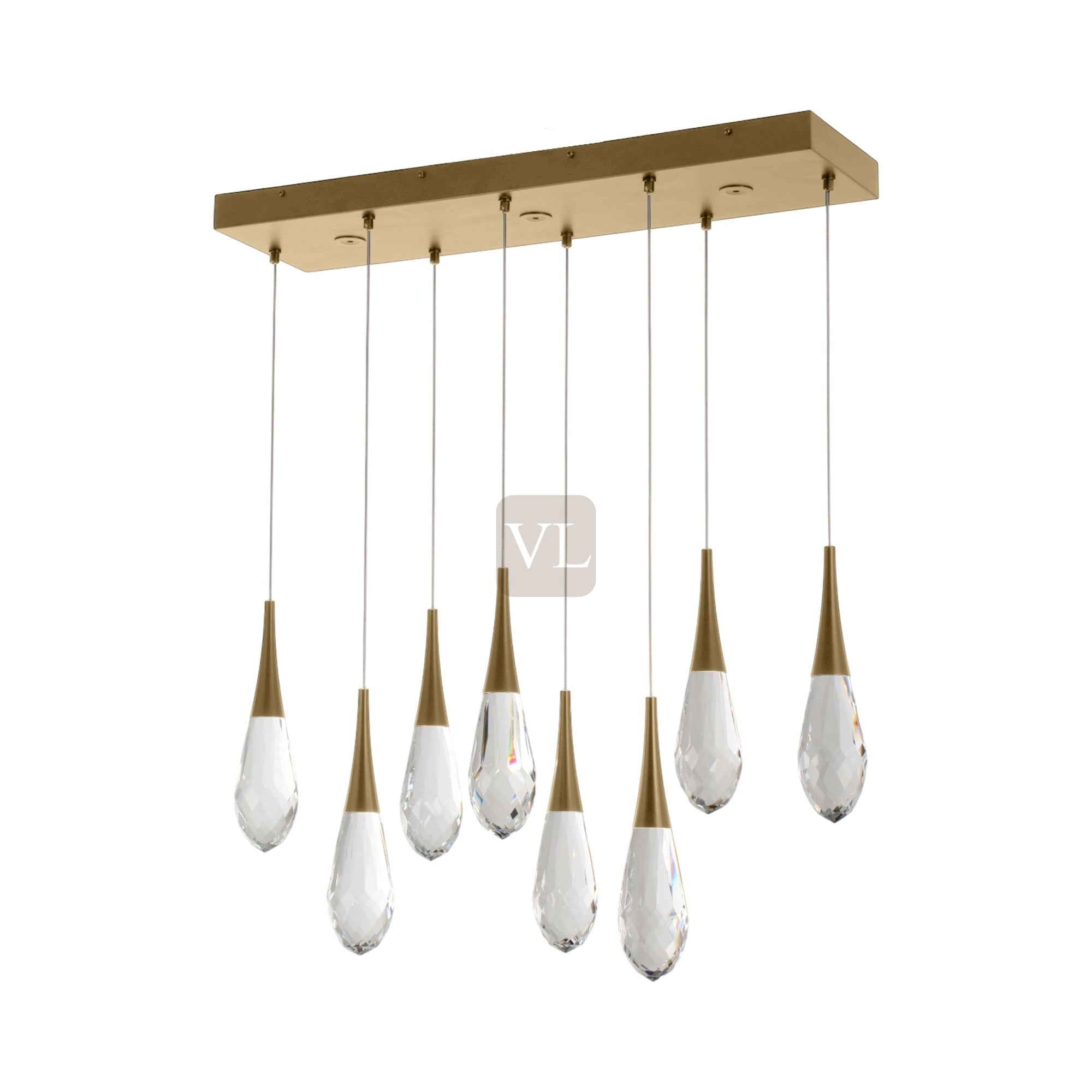 Crystal Drop LED Pendant Light