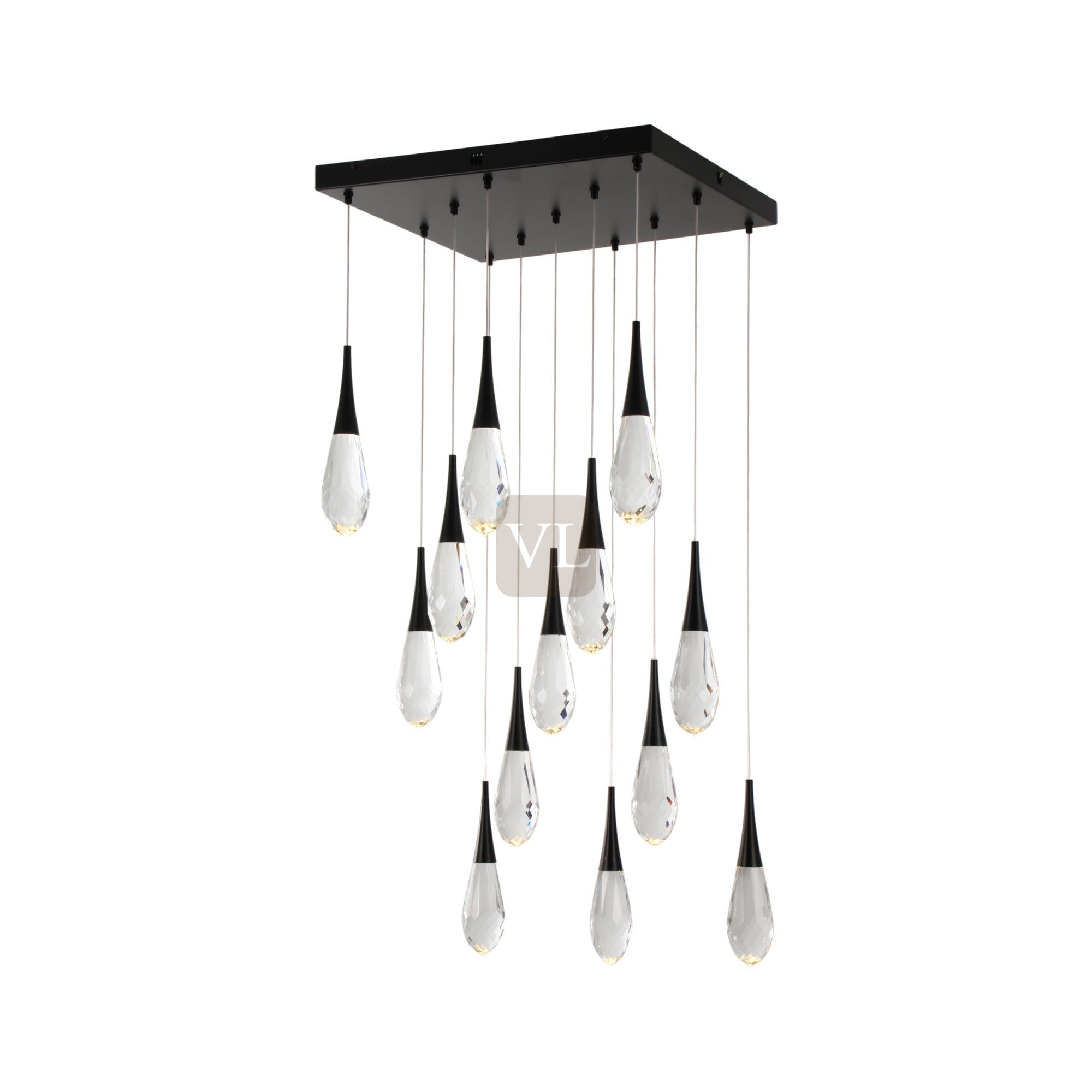 Crystal Drop LED Pendant Light