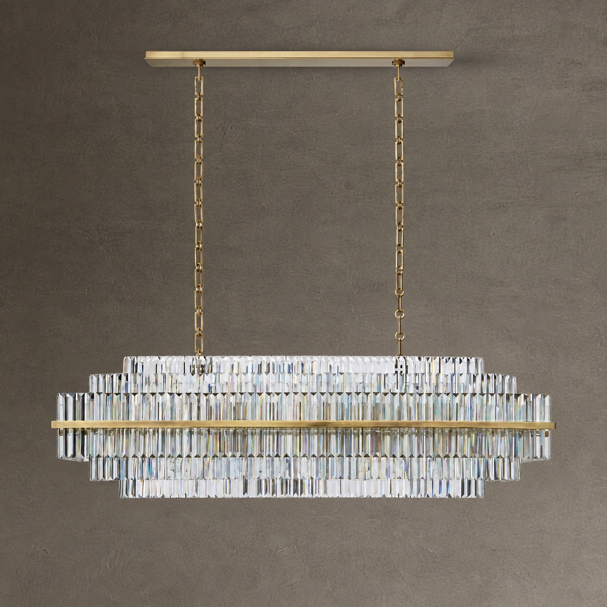 Vienna Linear Crystal Chandelier