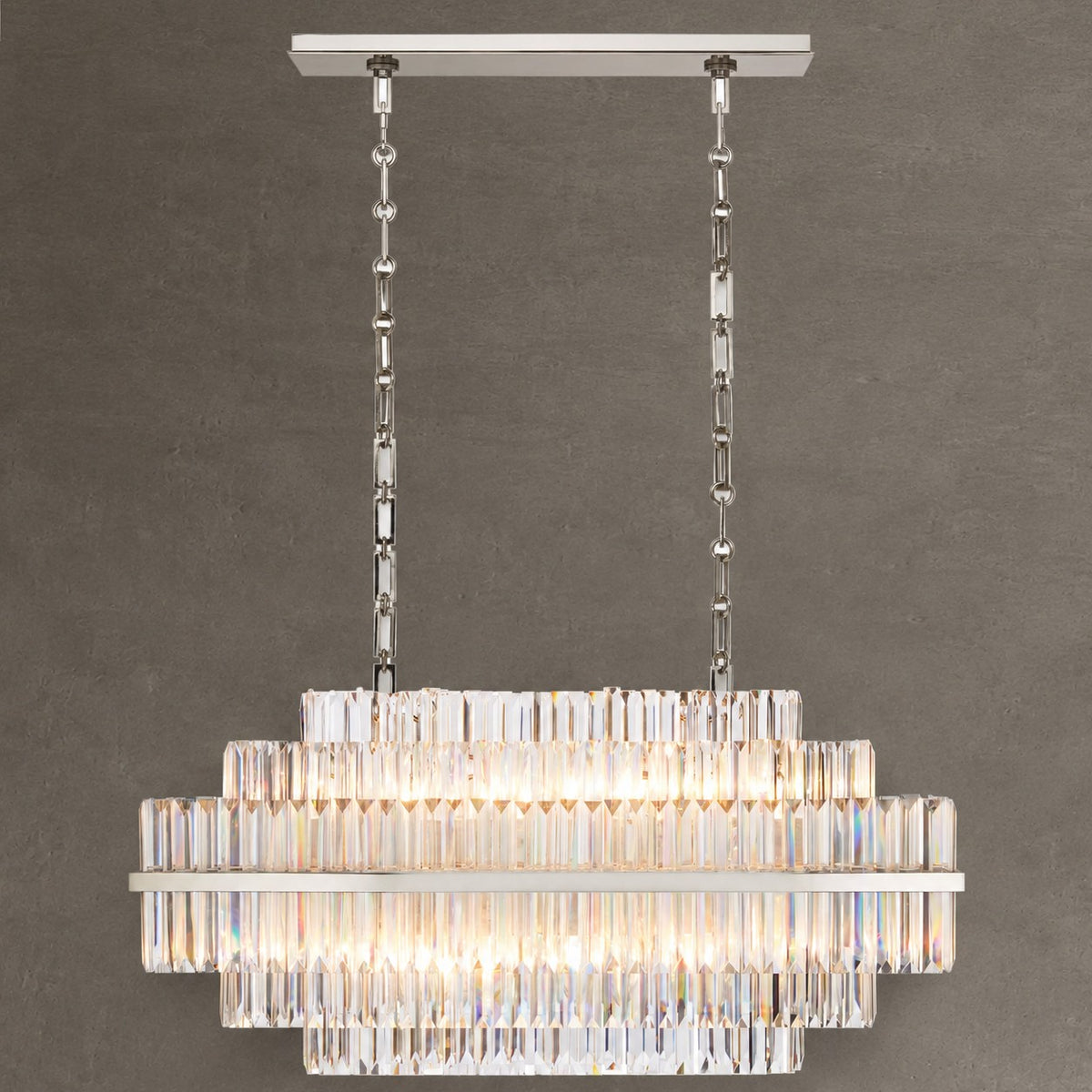 Vienna Linear Crystal Chandelier