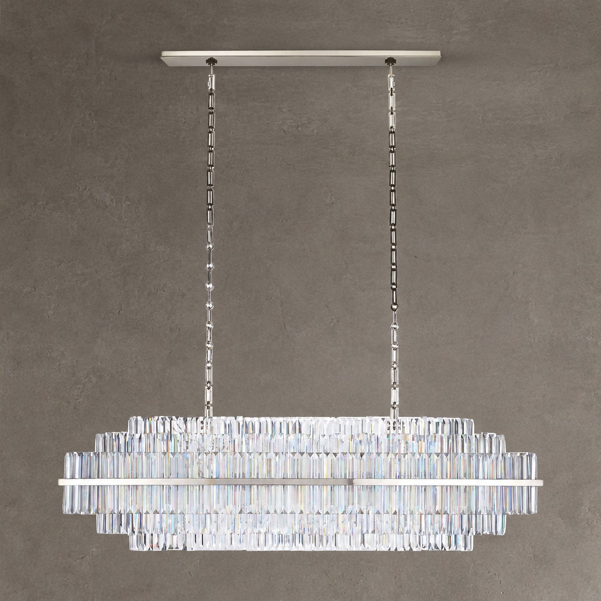 Vienna Linear Crystal Chandelier