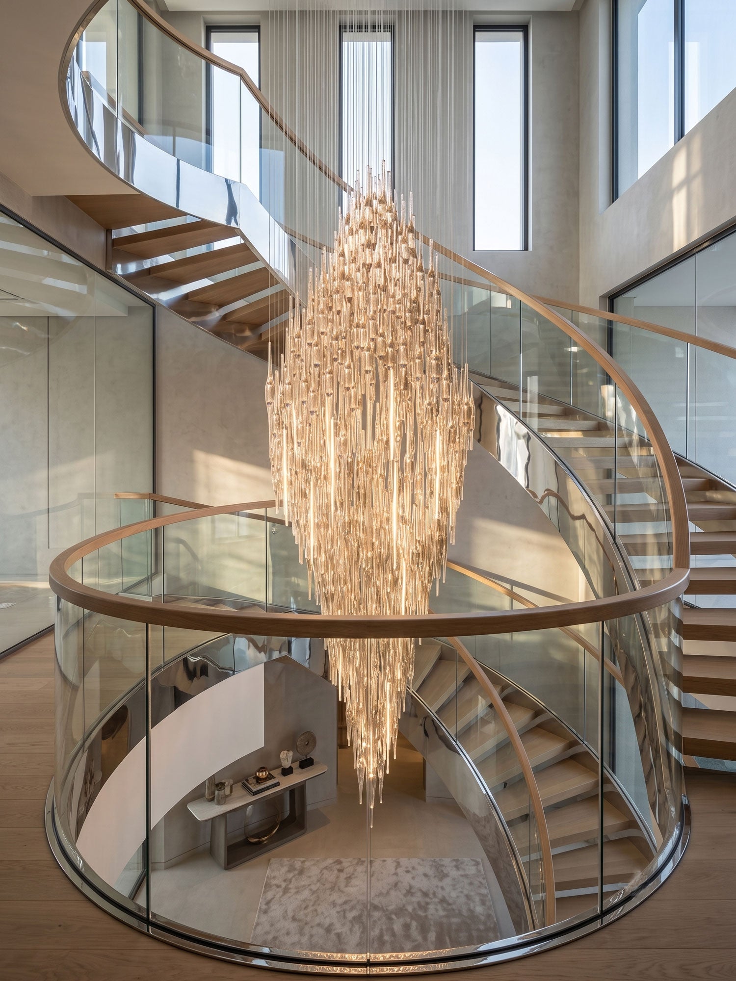 Vitara Glass Drop Chandelier - Vakkerlight