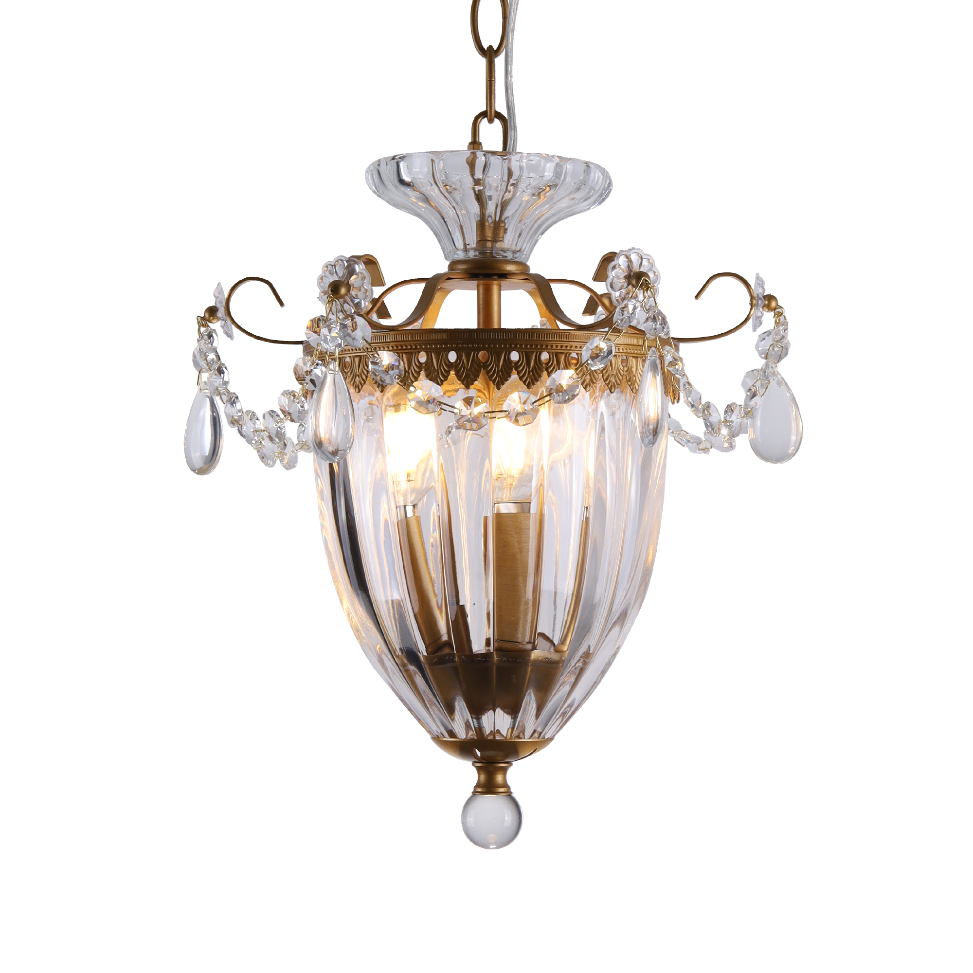 Victorian Crystal Chandelier