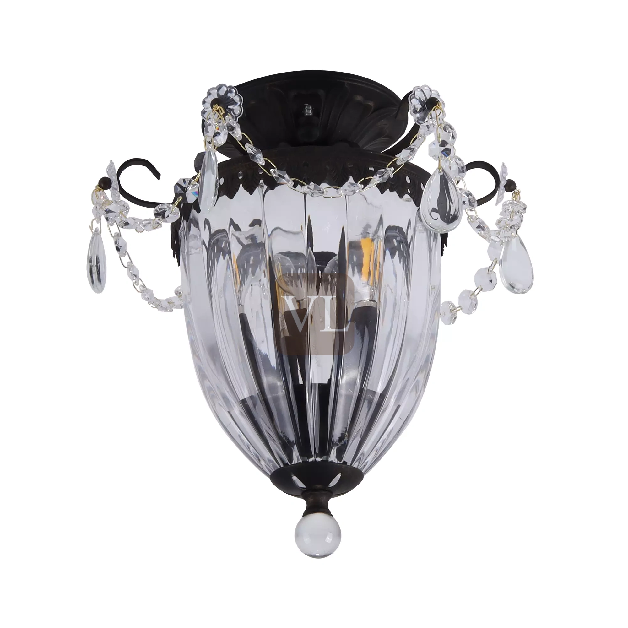 Victorian Crystal Lamp