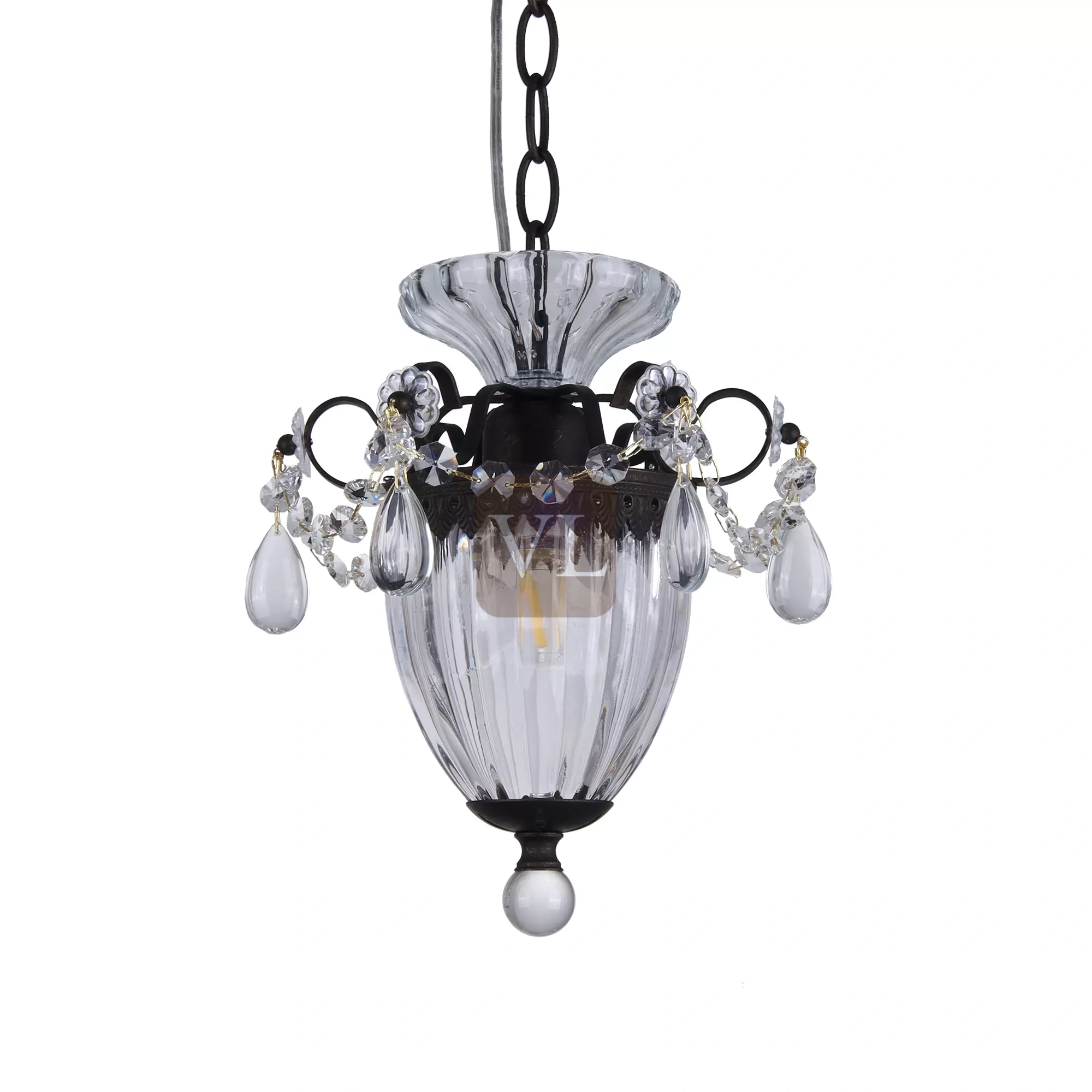 Victorian Crystal Chandelier