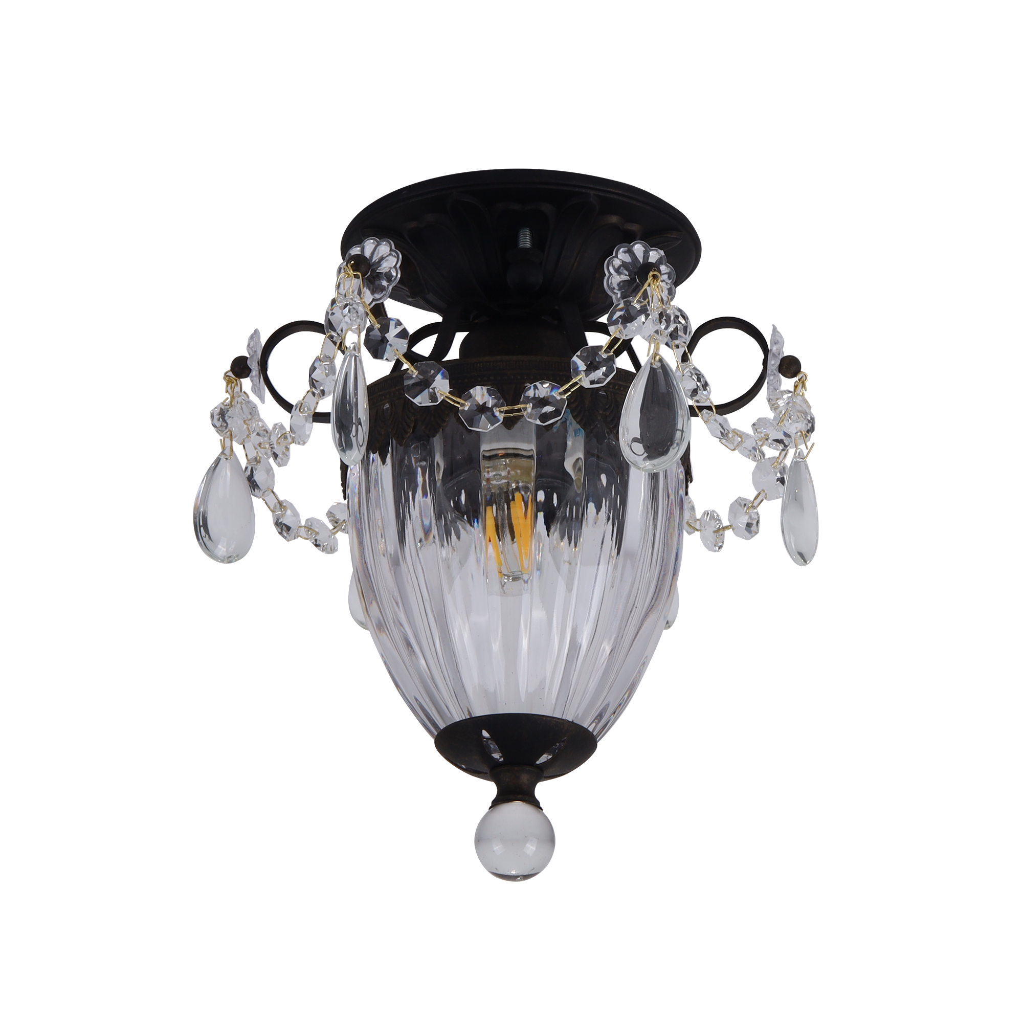 Victorian Crystal Lamp