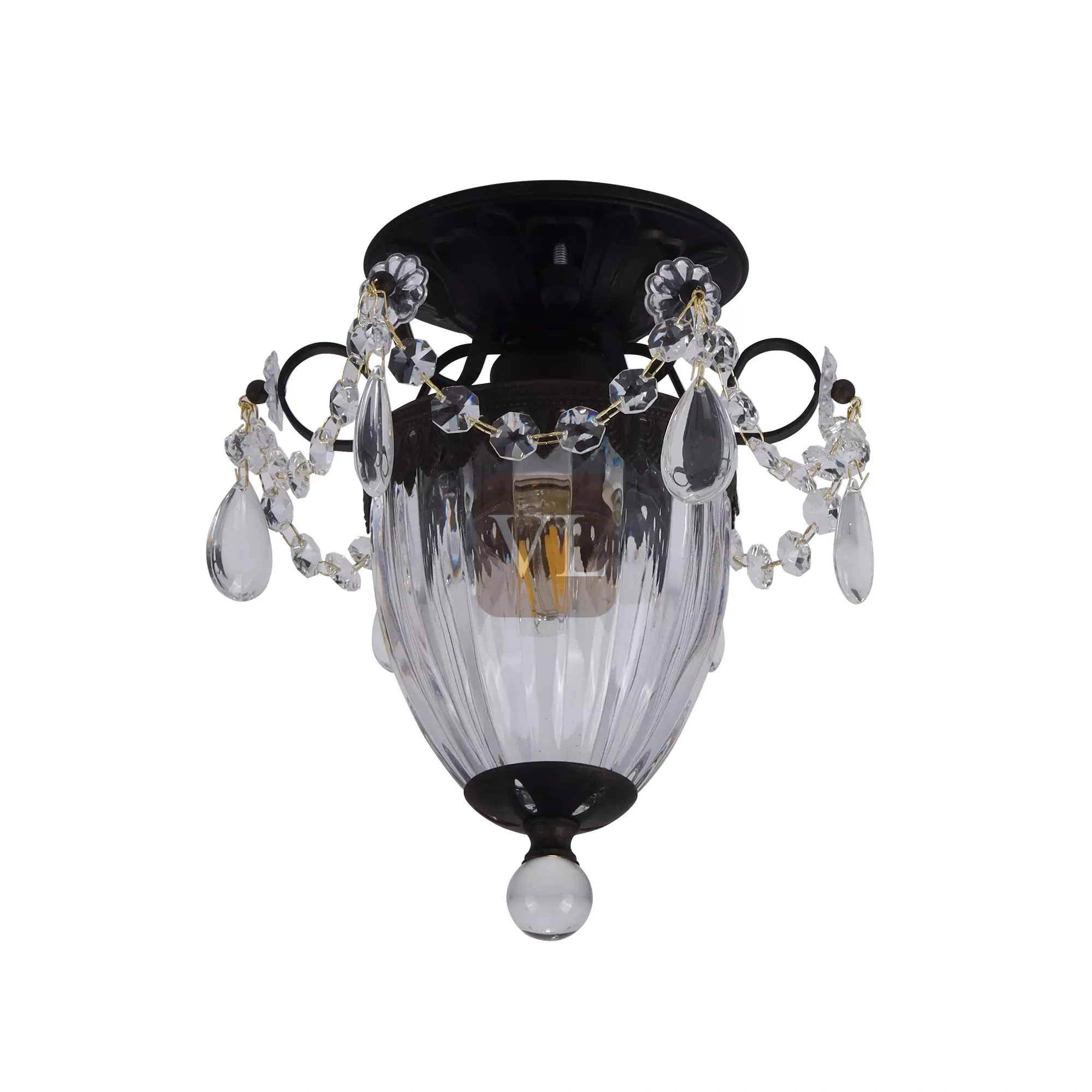 Victorian Crystal Lamp