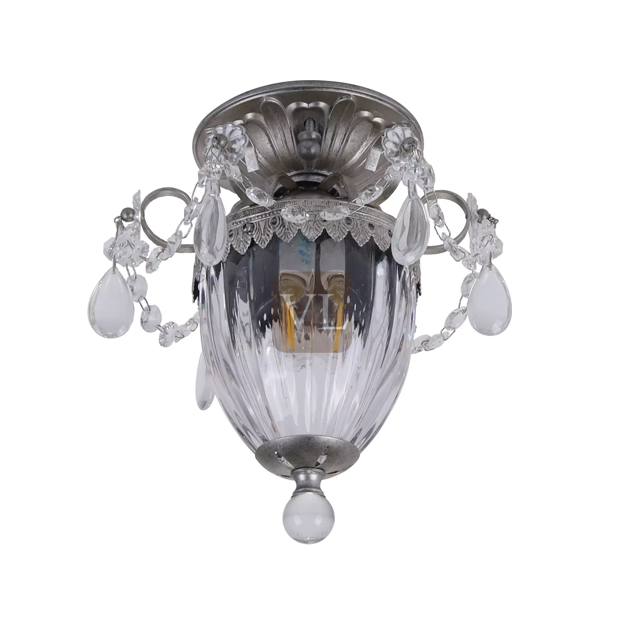 Victorian Crystal Lamp