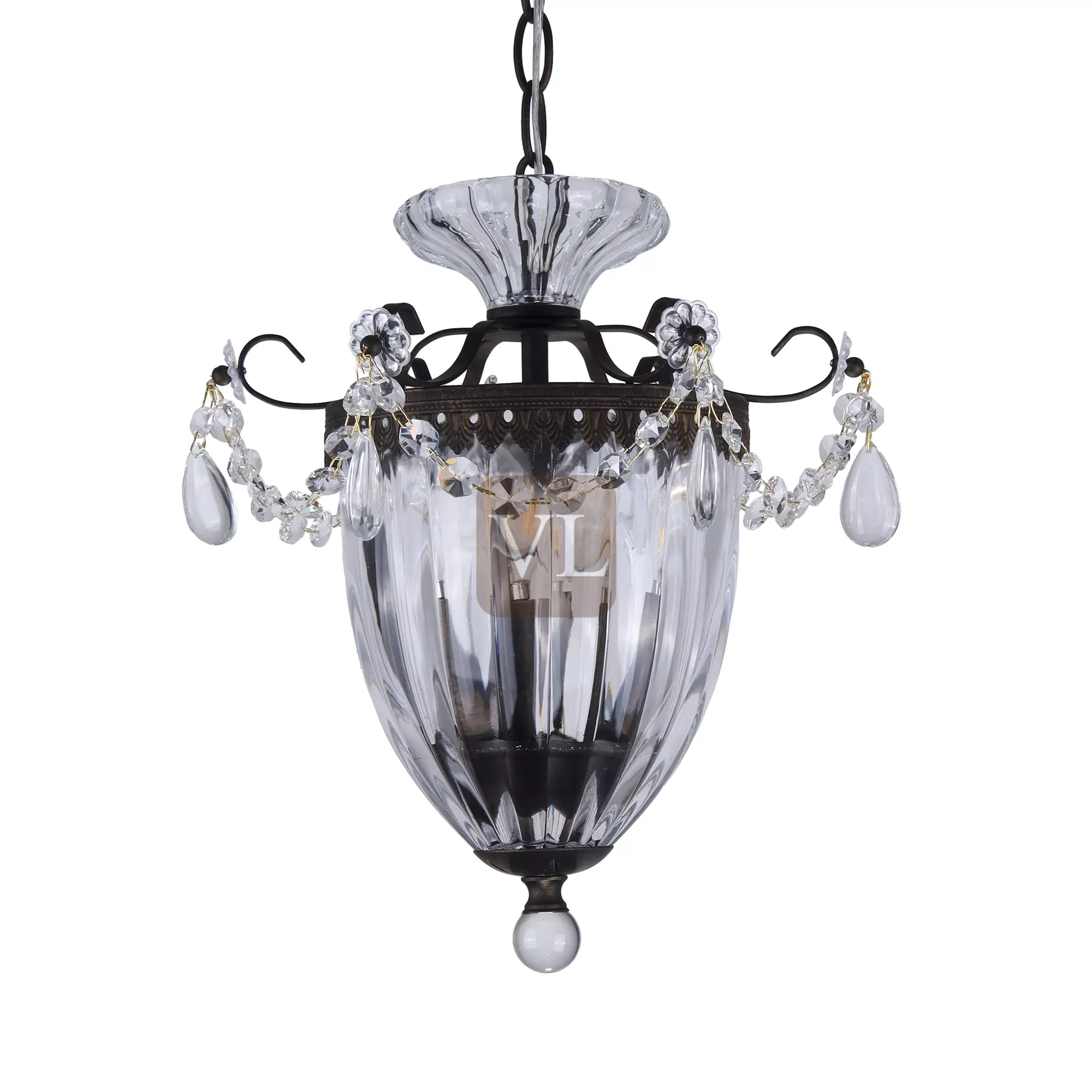 Victorian Crystal Chandelier