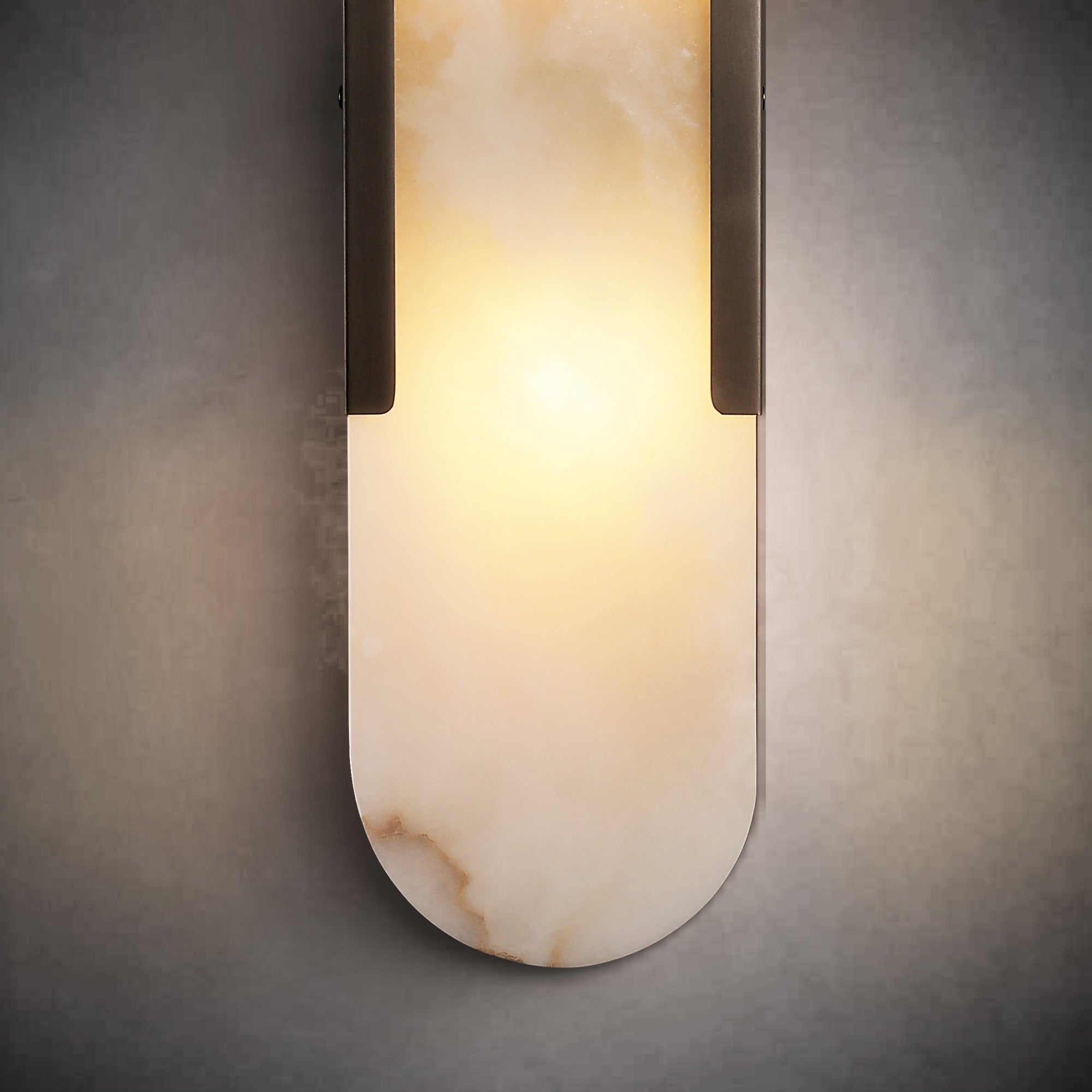 Wall Sconces Set of 2, Alabaster Wall Light, 19.7'' Indoor Vanity Light Fixtures for Bathroom