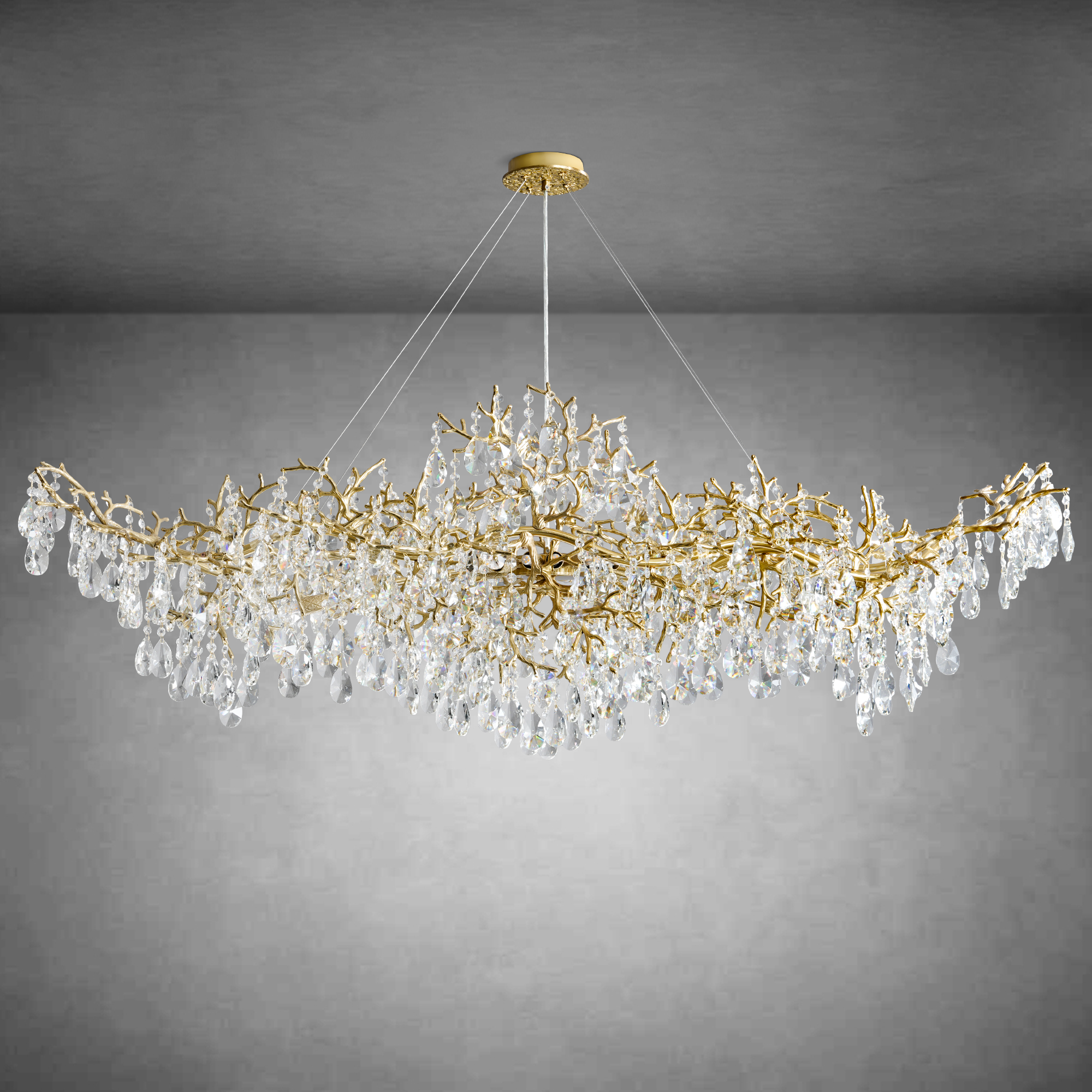 Modern Tree Crystal Chandelier