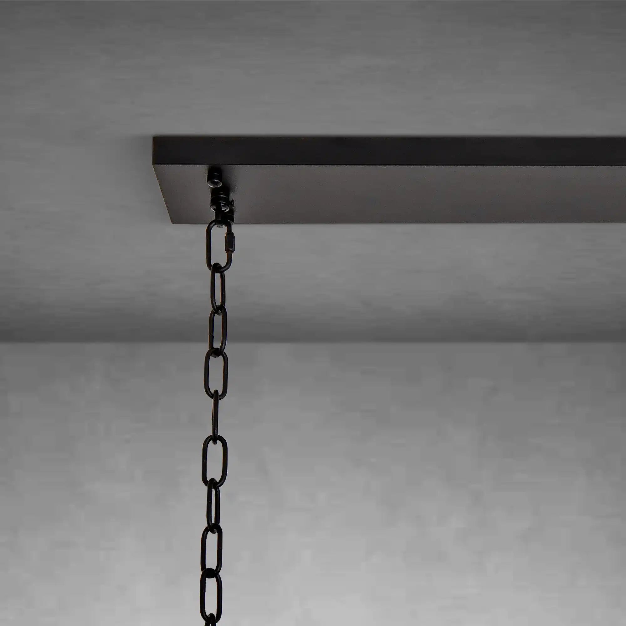 Gold Rectangular 54" 12-Light Smoke Glass Modern Dining Chandelier