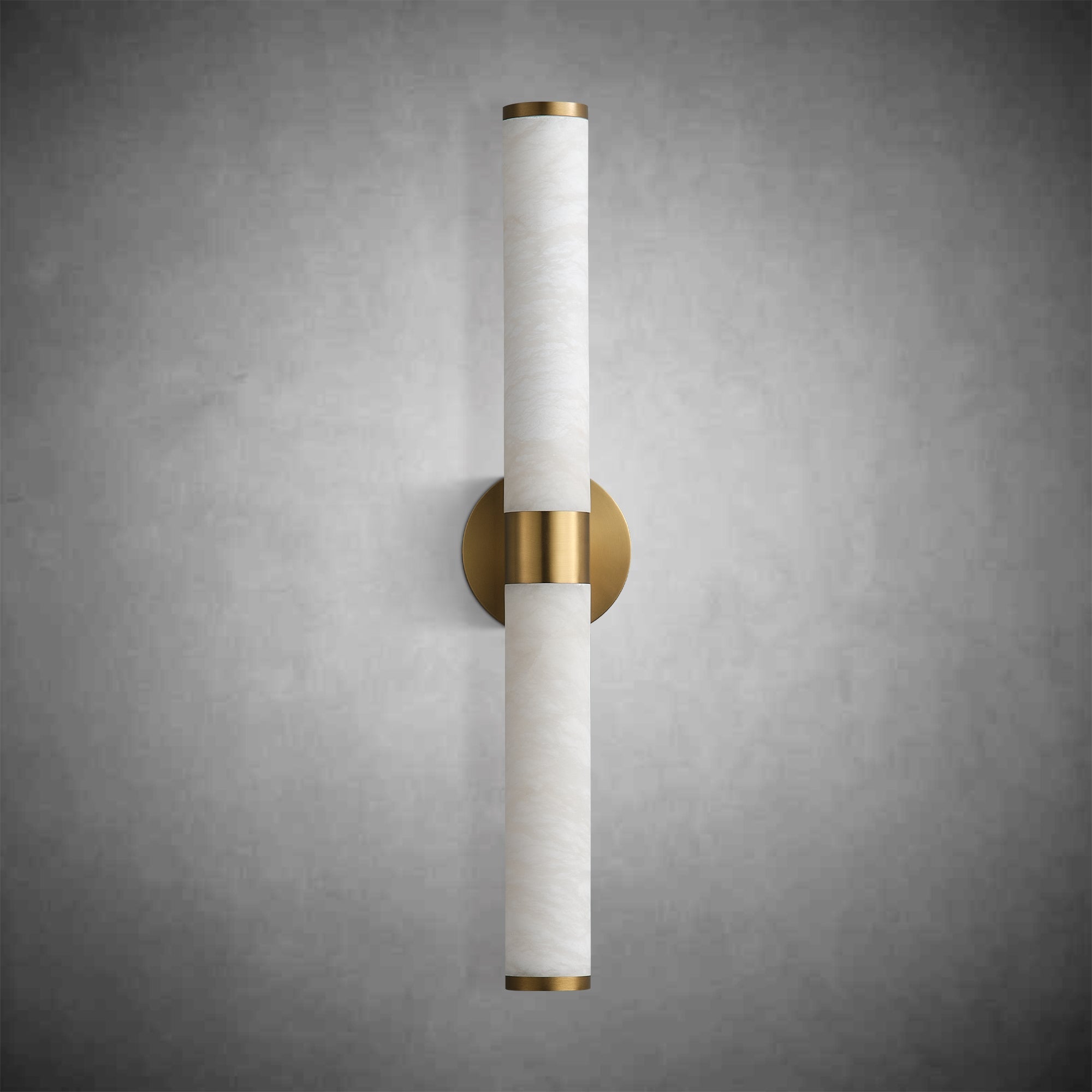 Alabaster Wall Sconces, 24" Brass Wall Sconce