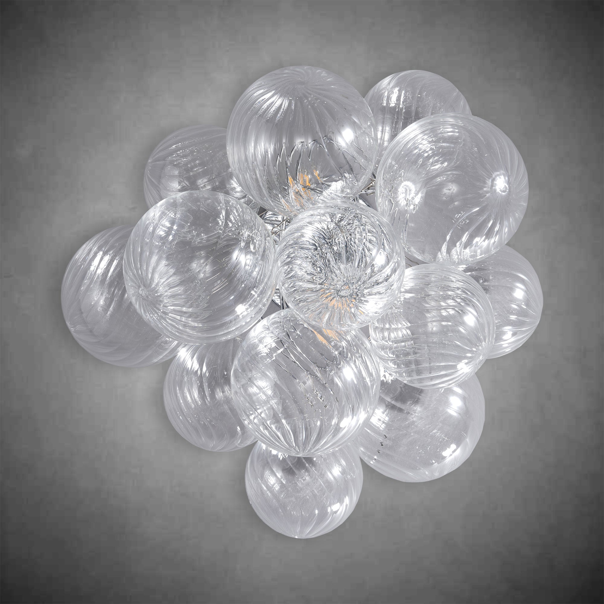 Golden Bubble Wall Lamp 16.9"