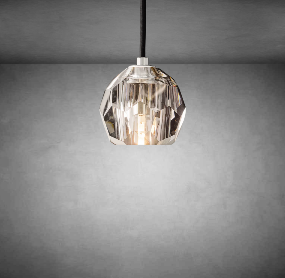 Bolura De Cristal Glass Cord Pendant