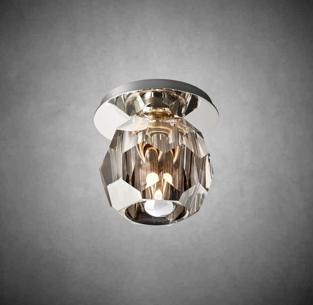 Bolura De Cristal Glass Petite Flushmount