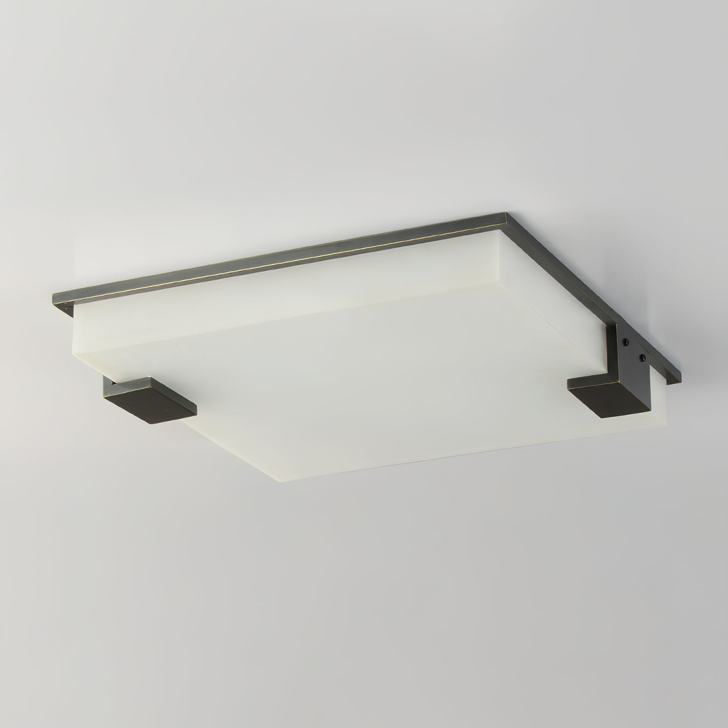 Alabaster Petal Flush Mount Ceiling Light - view 10