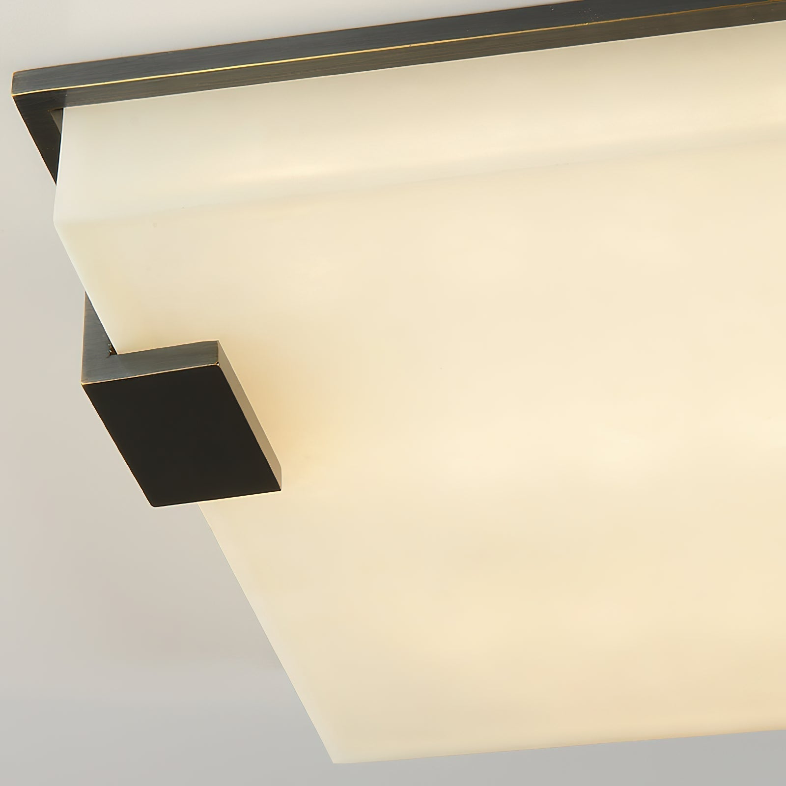 Alabaster Petal Flush Mount Ceiling Light - view 16