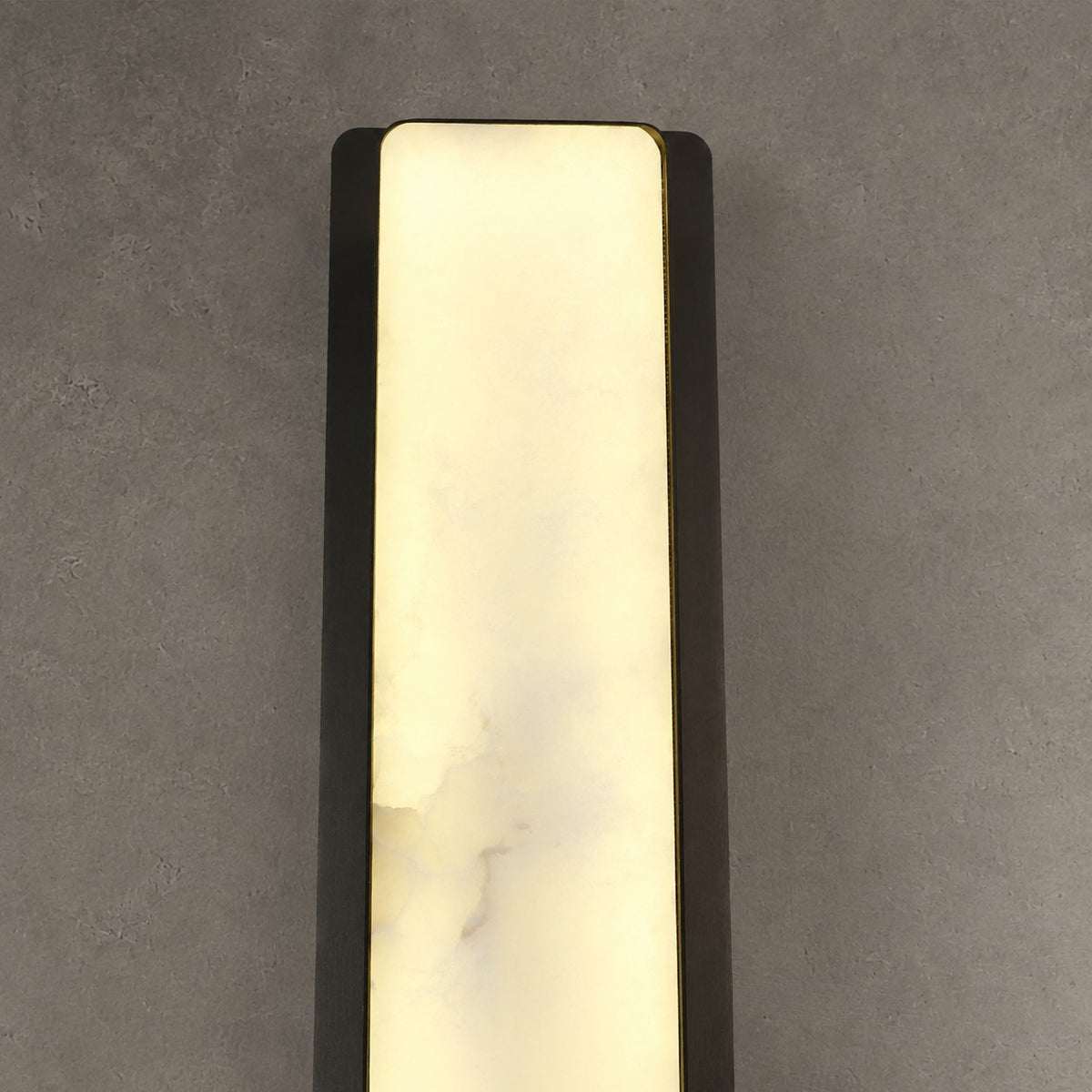 Alabaster Rectangle Wall Sconces 20"