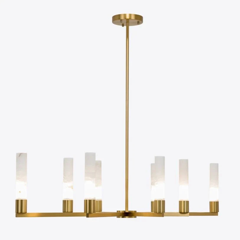 Alabaster Sputnik Sphere Chandelier