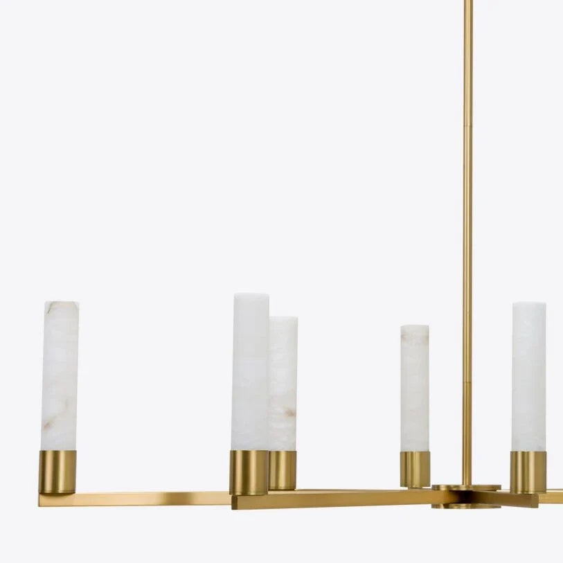 Alabaster Sputnik Sphere Chandelier