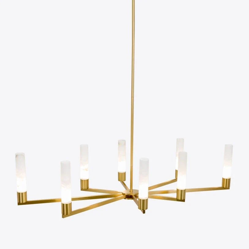 Alabaster Sputnik Sphere Chandelier