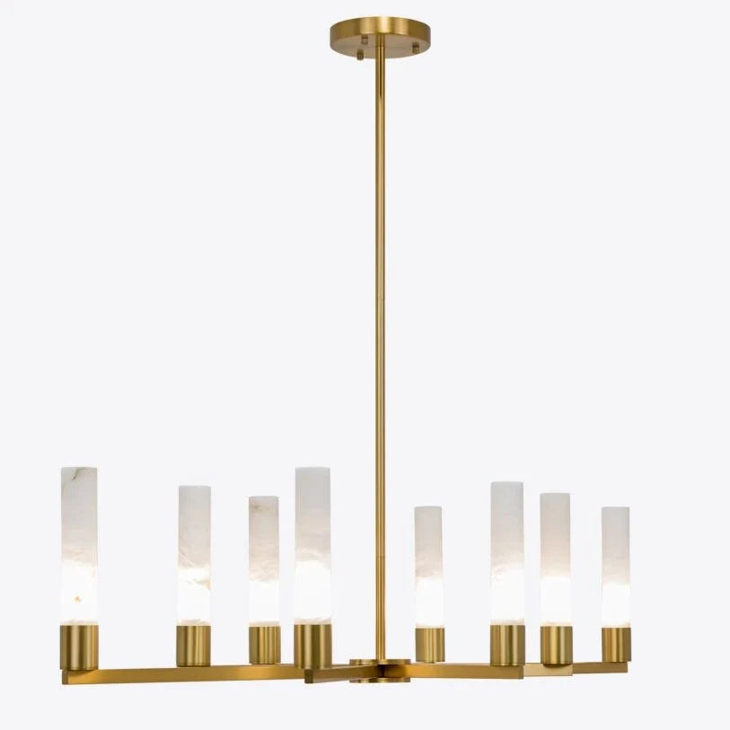 Alabaster Sputnik Sphere Chandelier