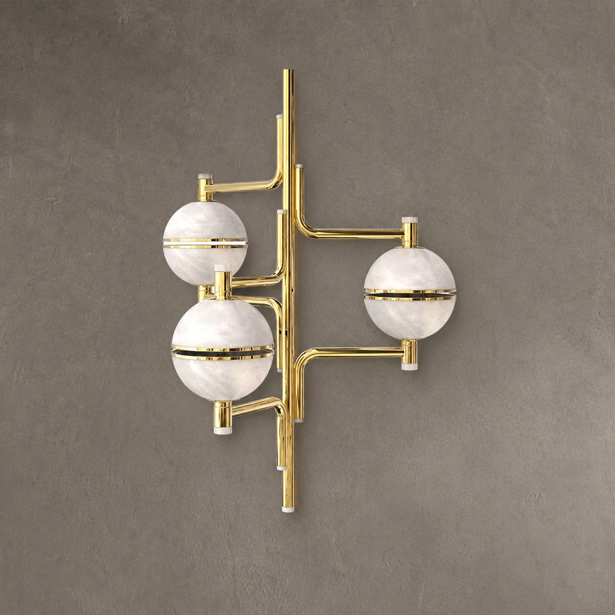 Alabaster Suspension Chandelier