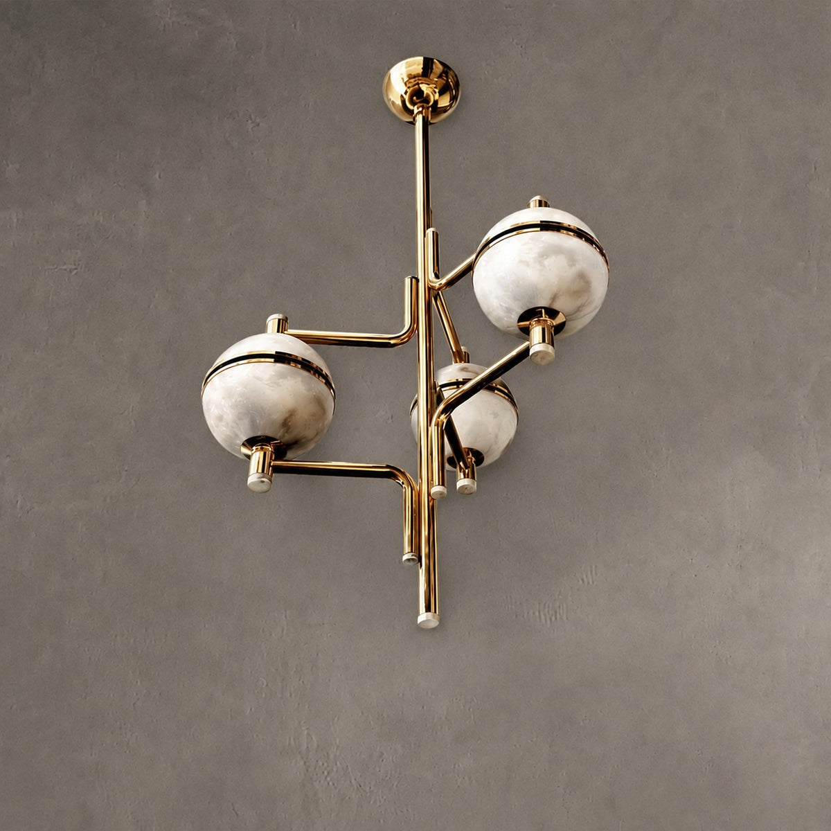 Alabaster Suspension Chandelier