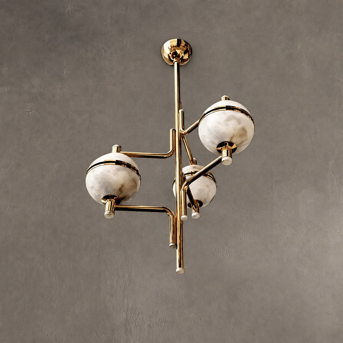 Alabaster Suspension Chandelier