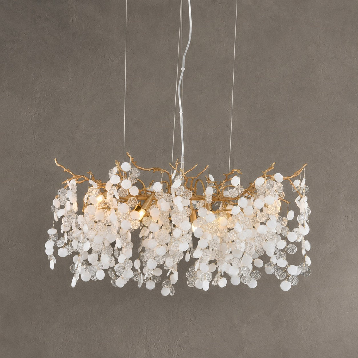 American Creative Modern Branch Linear Chandelier