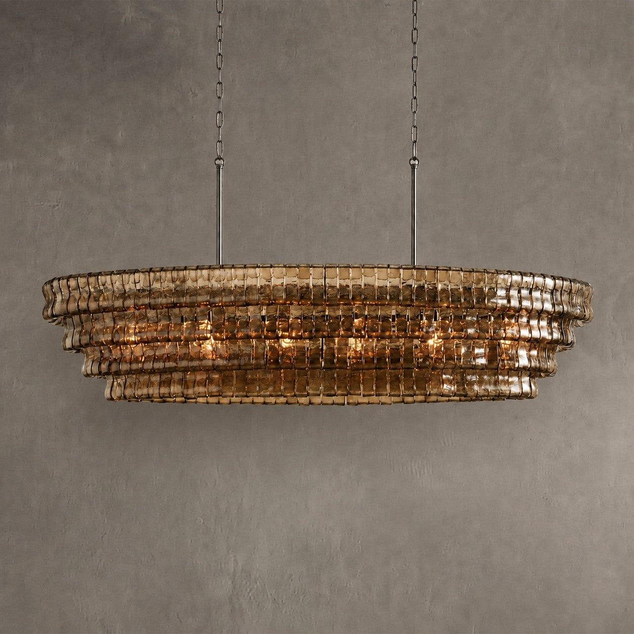 Ghiaccio Oval Chandelier