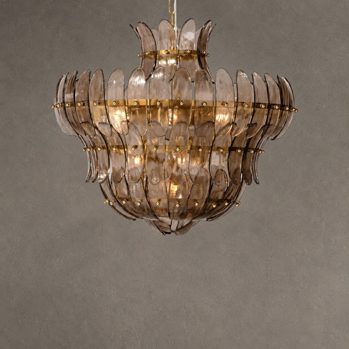 Arcade 10-Light Blown Glass Chandelier