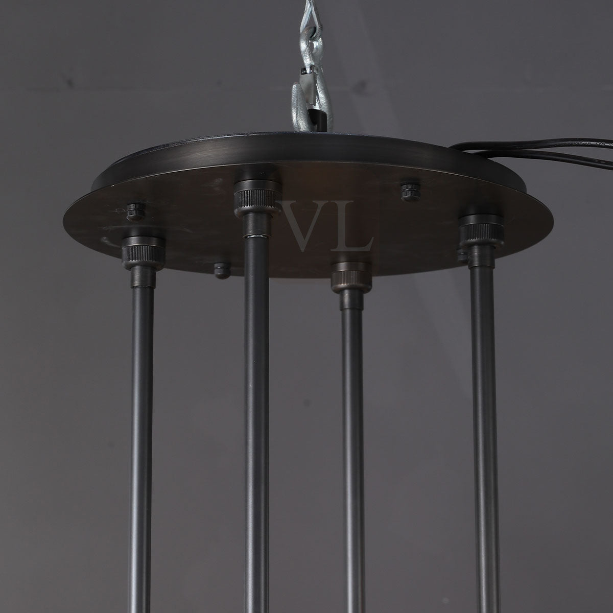 Avelon Crystal 2-Tier Round Chandelier 60"