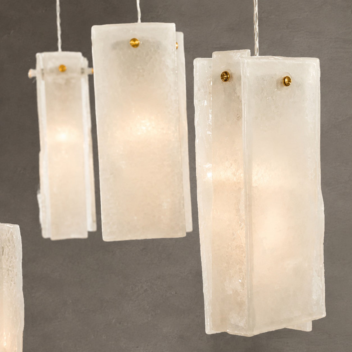 Art Design 1/25/60/84-Light Colorful Rectangle Cluster Glass Tile Pendant/Chandelier