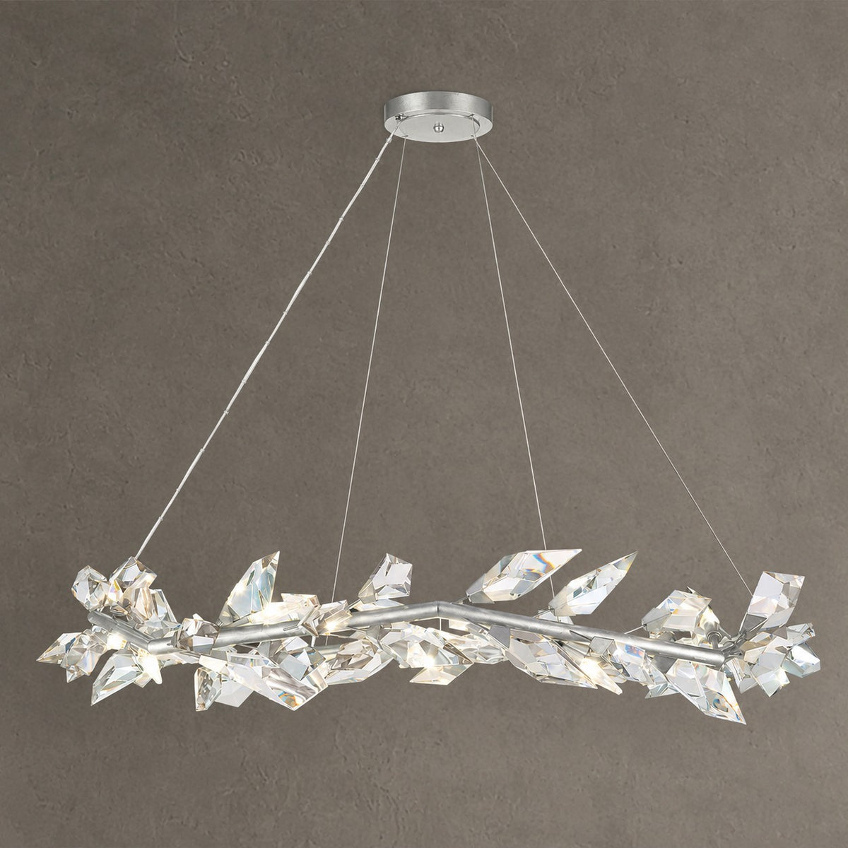 Art Handcrafted 1/2/3-tier Diamond-cut Crystal Chandelier