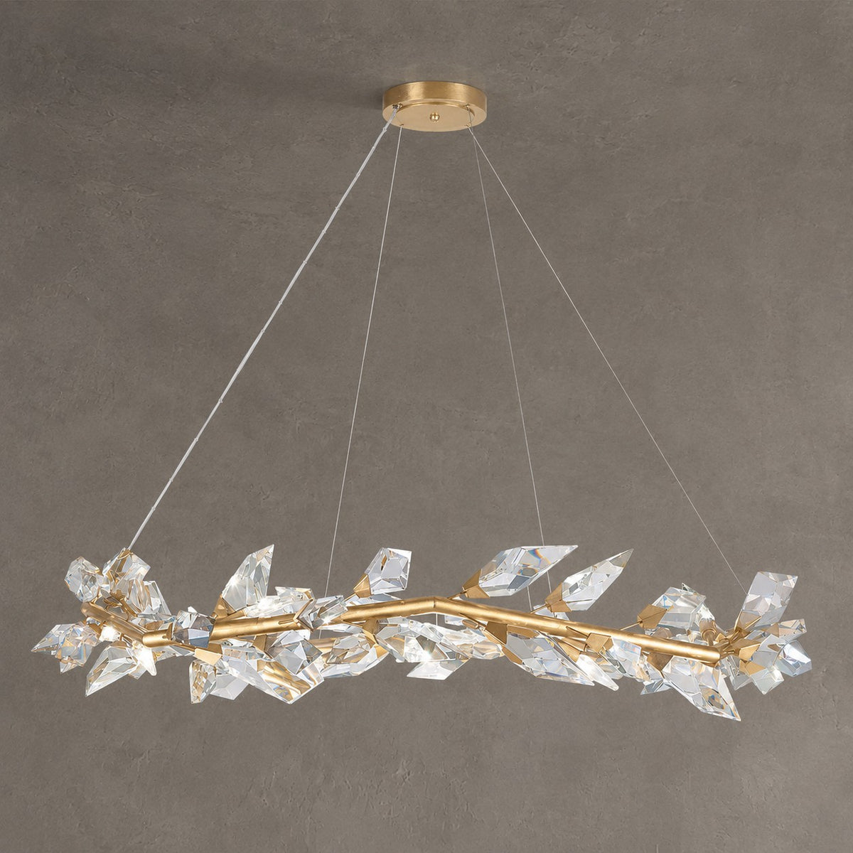 Art Handcrafted 1/2/3-tier Diamond-cut Crystal Chandelier