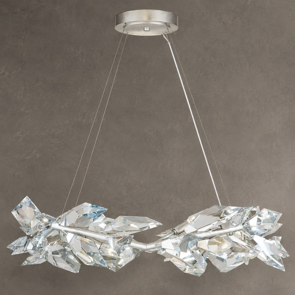 Art Handcrafted 1/2/3-tier Diamond-cut Crystal Chandelier
