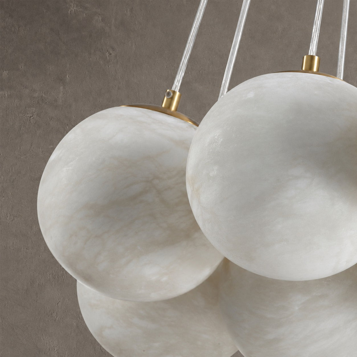 Aspen Alabaster 19 Light Chandelier 33.5"