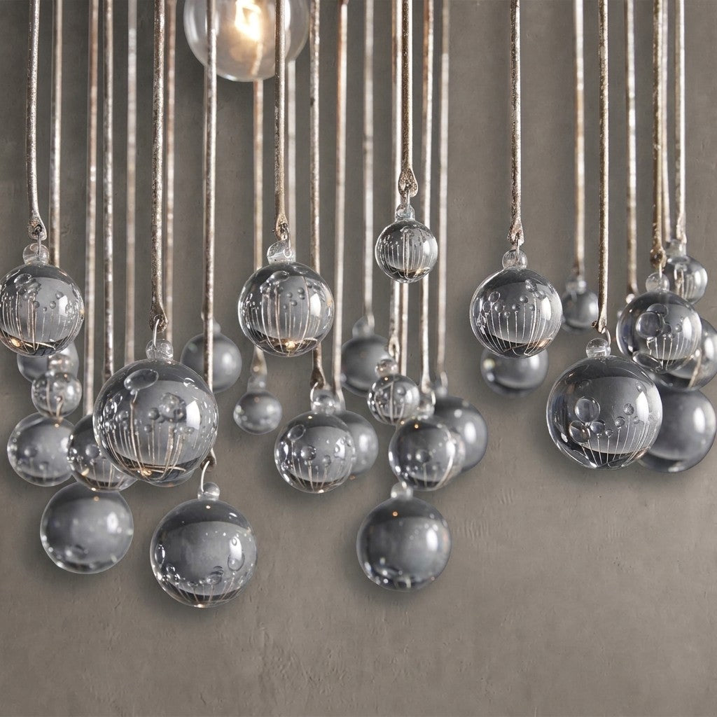 Aubrey Modern Crystal Ball Pendant Light