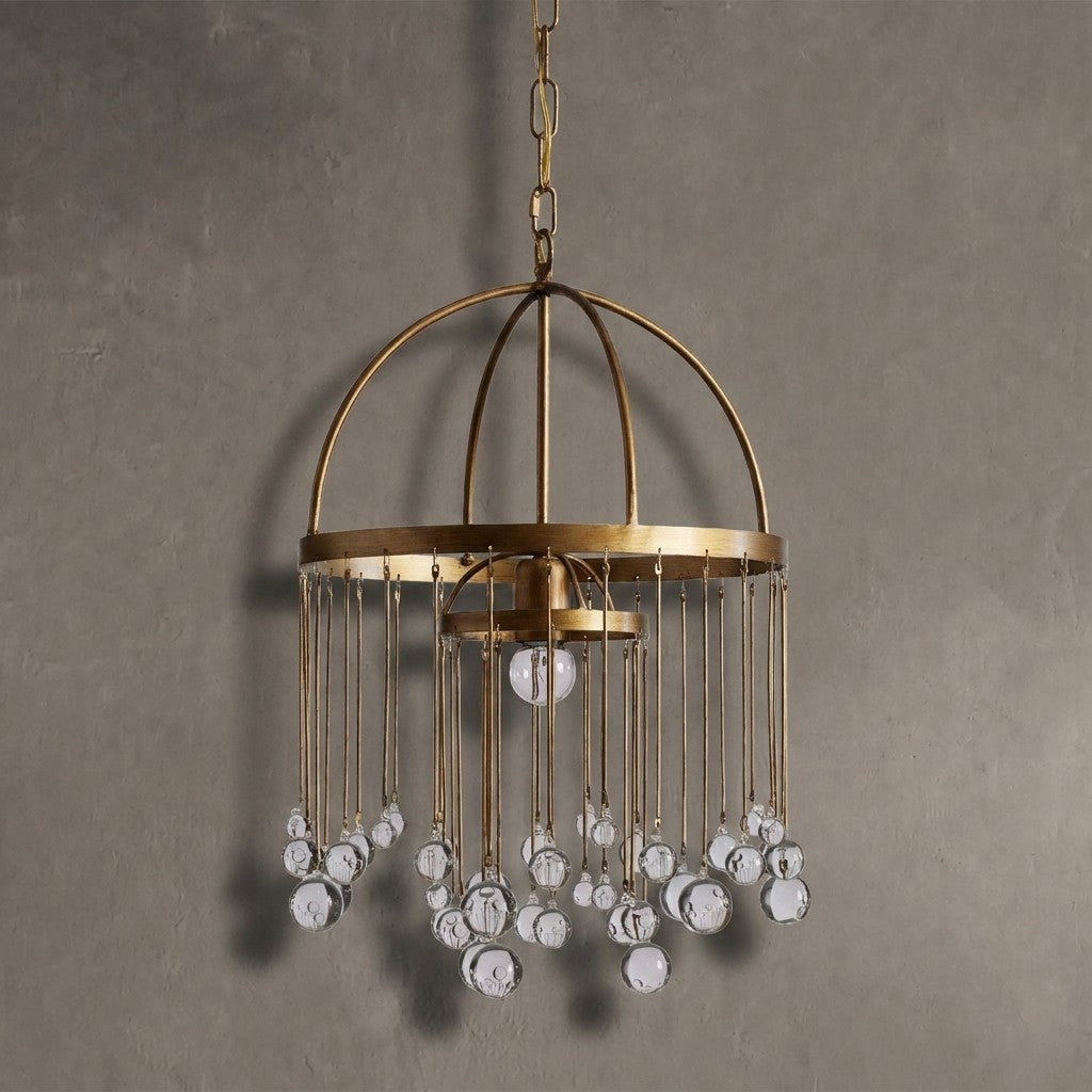 Aubrey Modern Crystal Ball Pendant Light