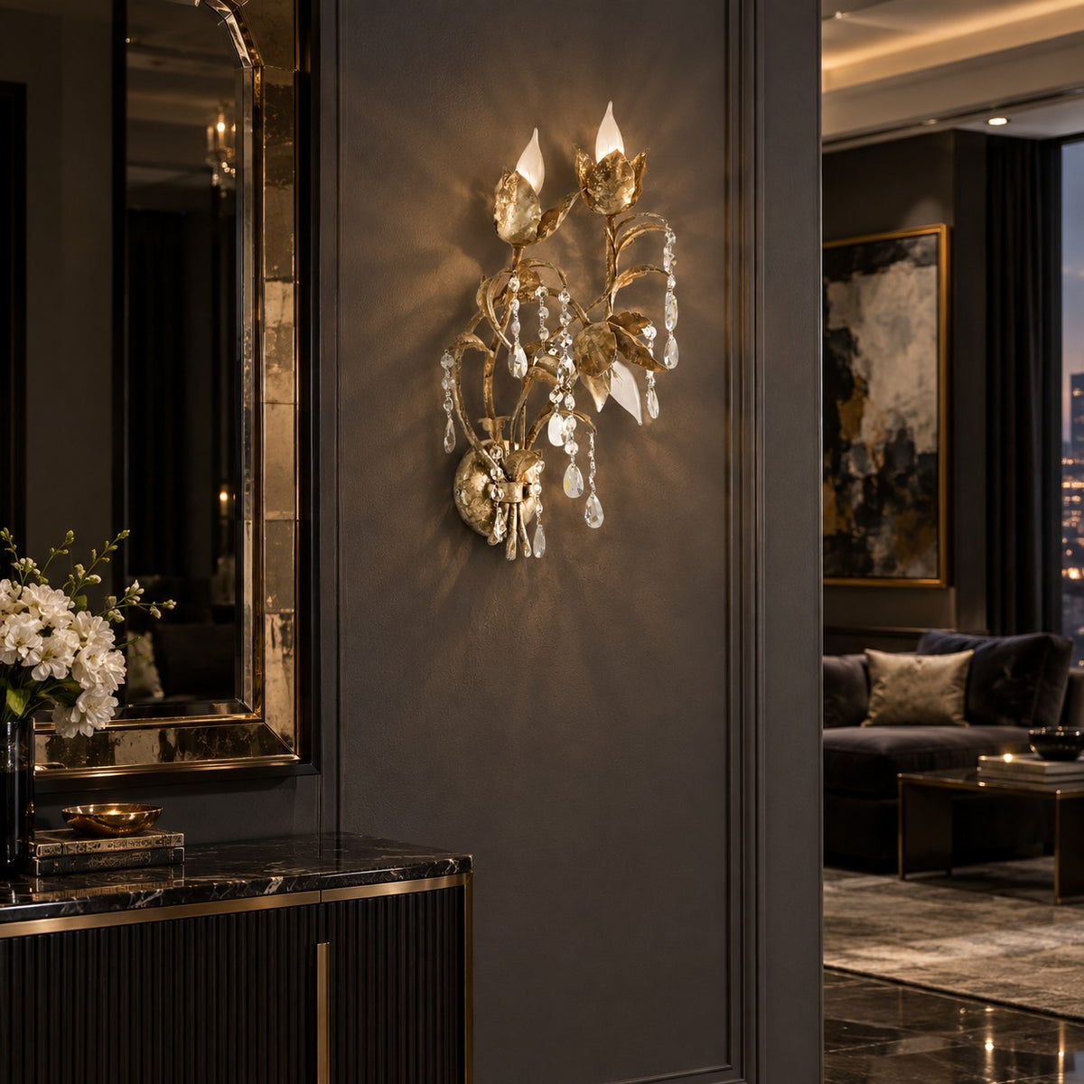 Velnay 3-Light Wall Sconce