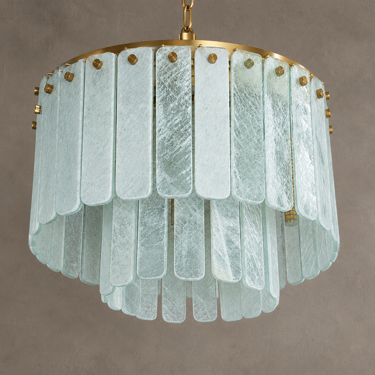 Modern White Crystal Luxury stone Chandelier