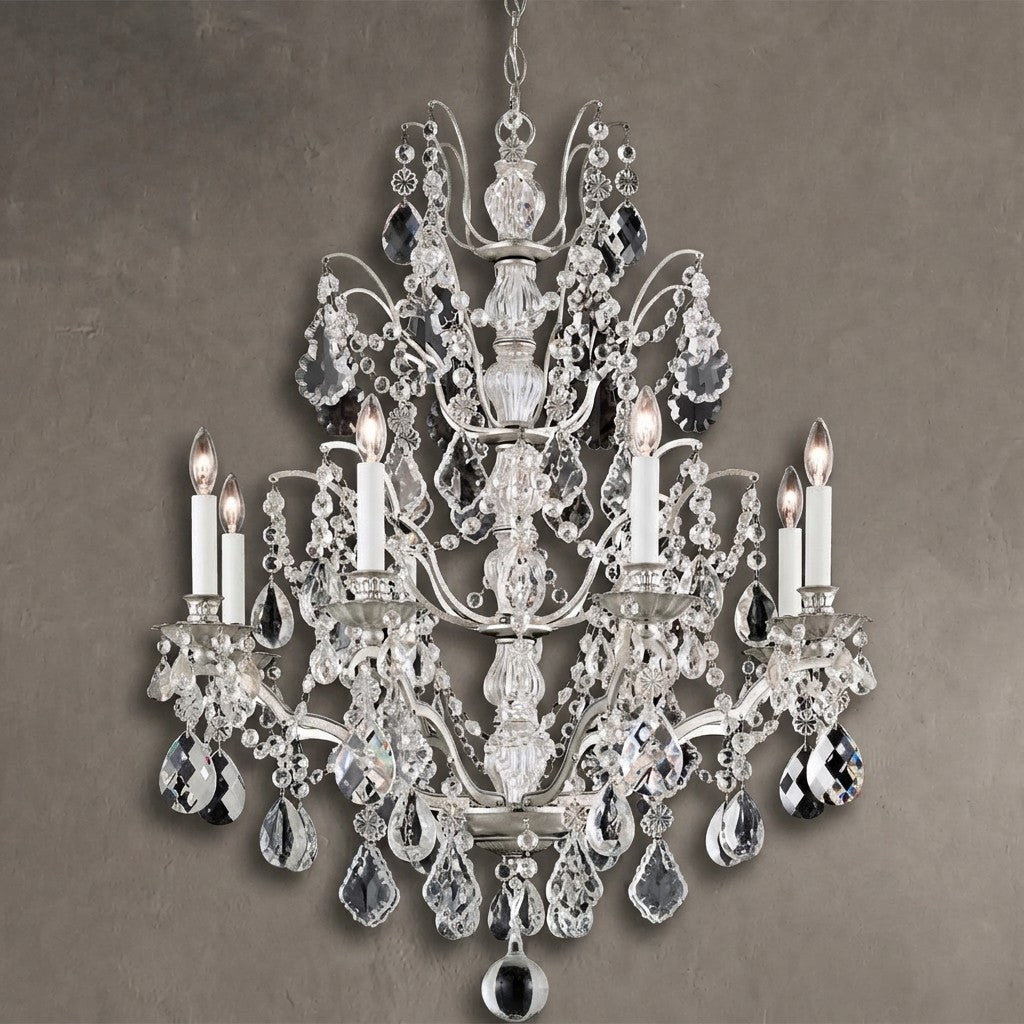 Beaumont Crystal Chandelier 28"