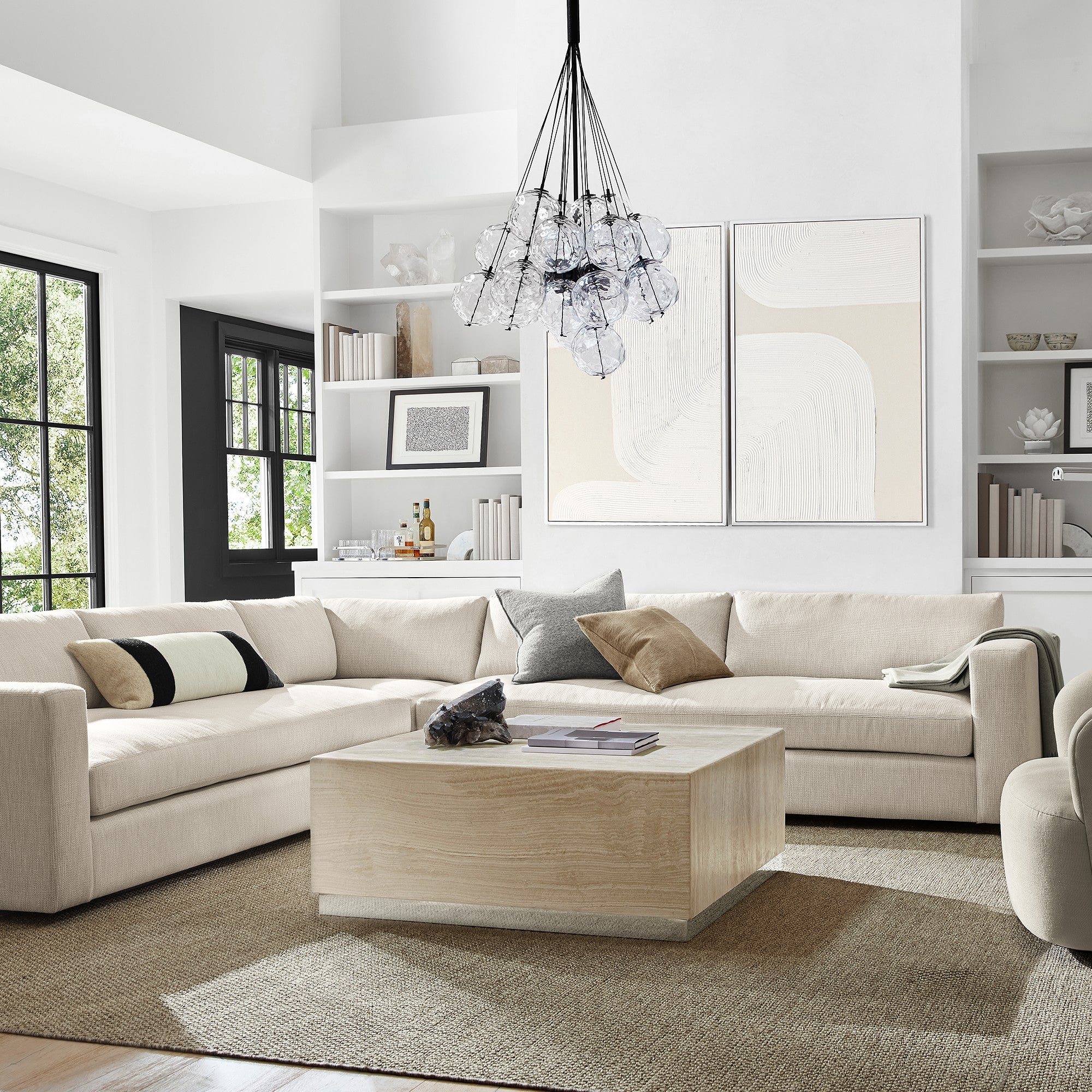 Berlin Glass Chandelier Small / Large