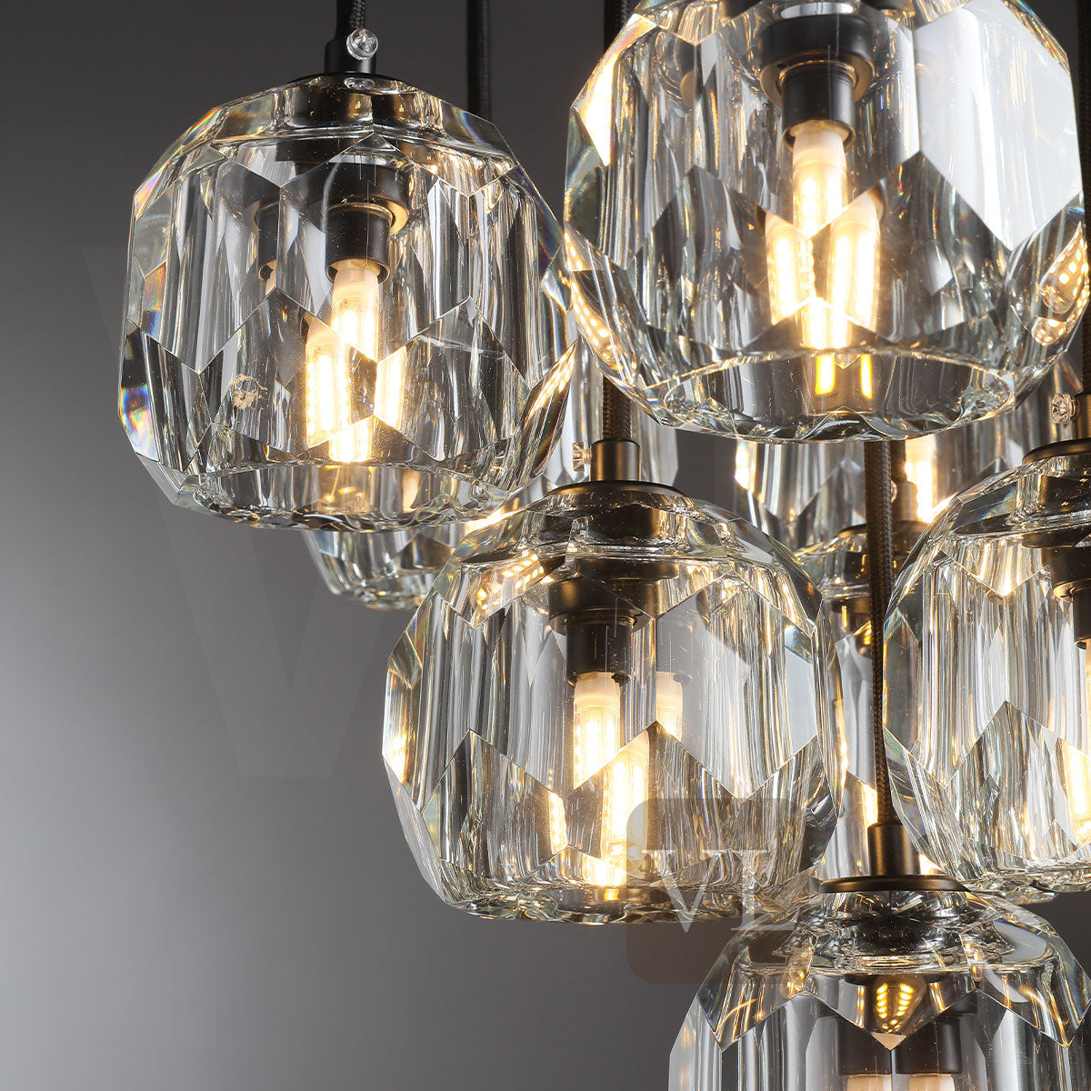 Bolura Crystal Ball Cluster Chandelier