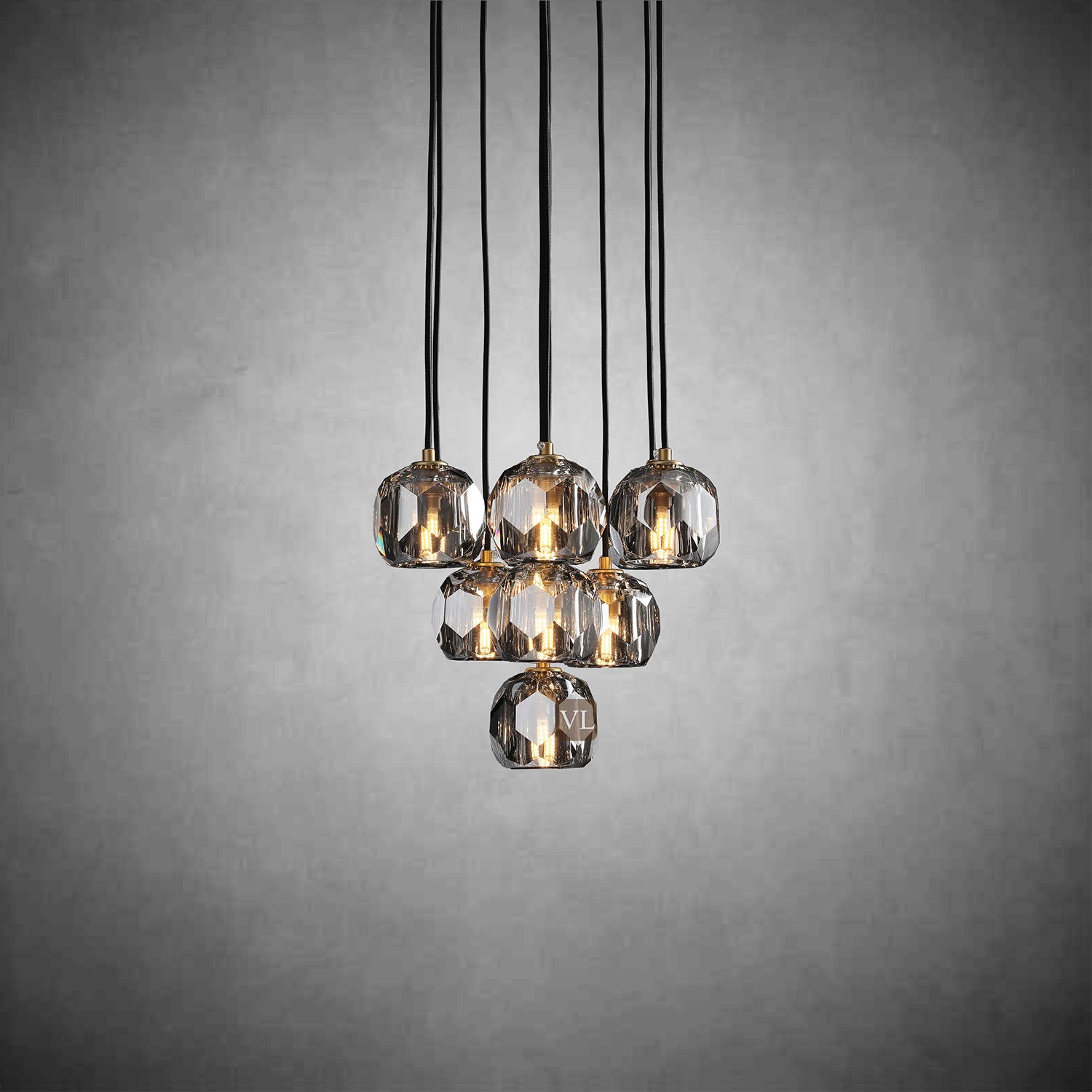 Bolura Crystal Ball Cluster Chandelier